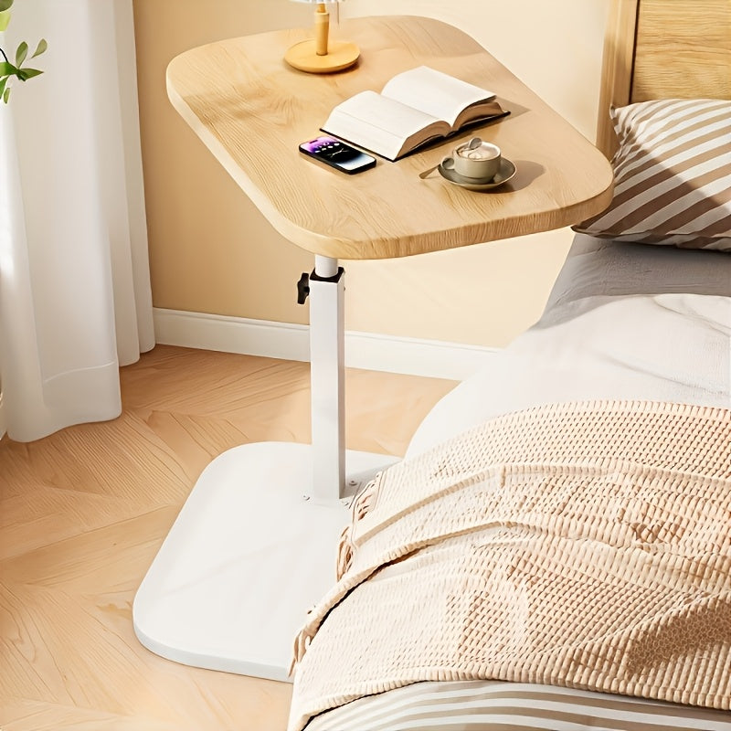 Flexivo Zijlift | In hoogte verstelbare bijzettafel met houten blad en metalen frame