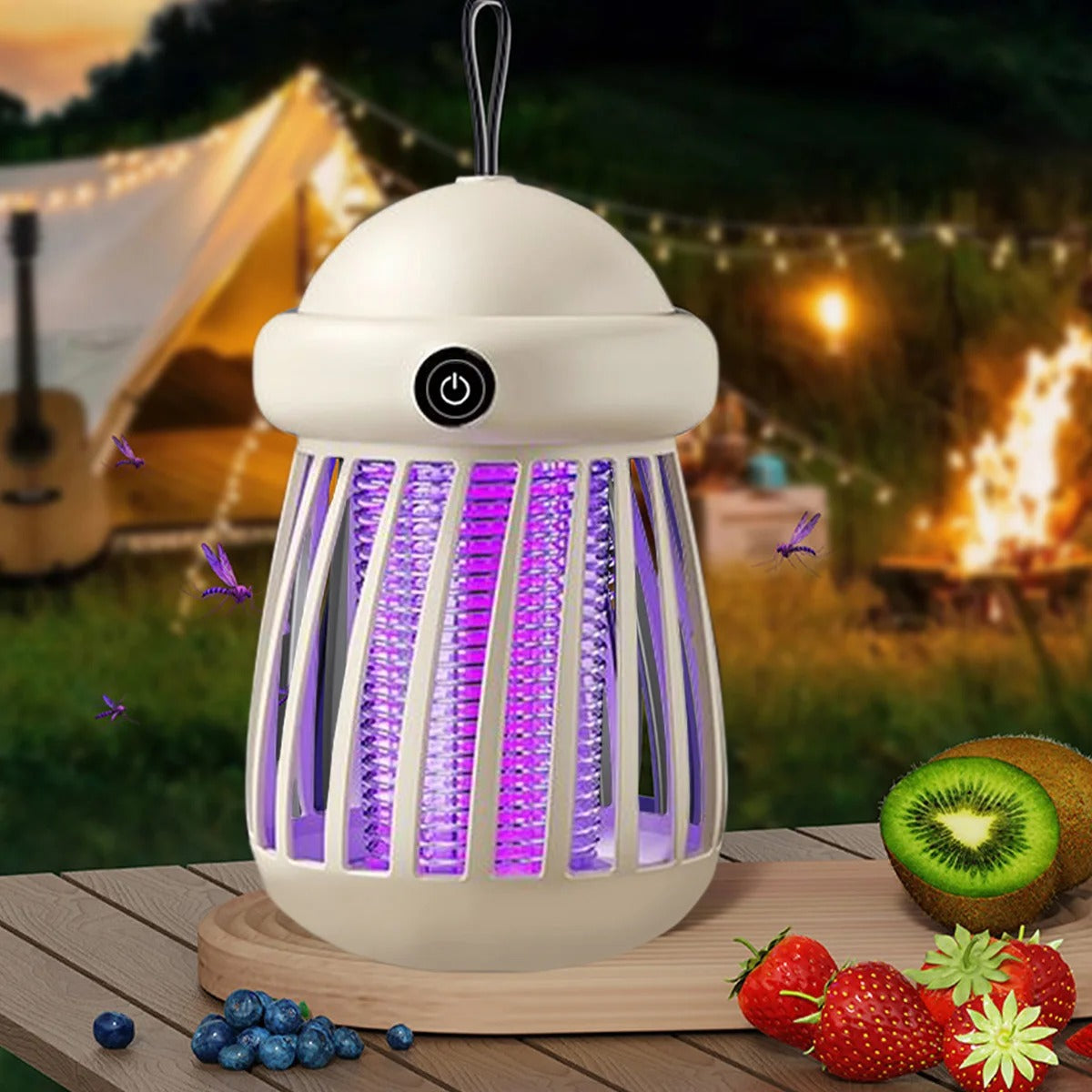 Skarin Glow | UV-Insektenvernichter mit 3000V Gitter für Innen & Außen