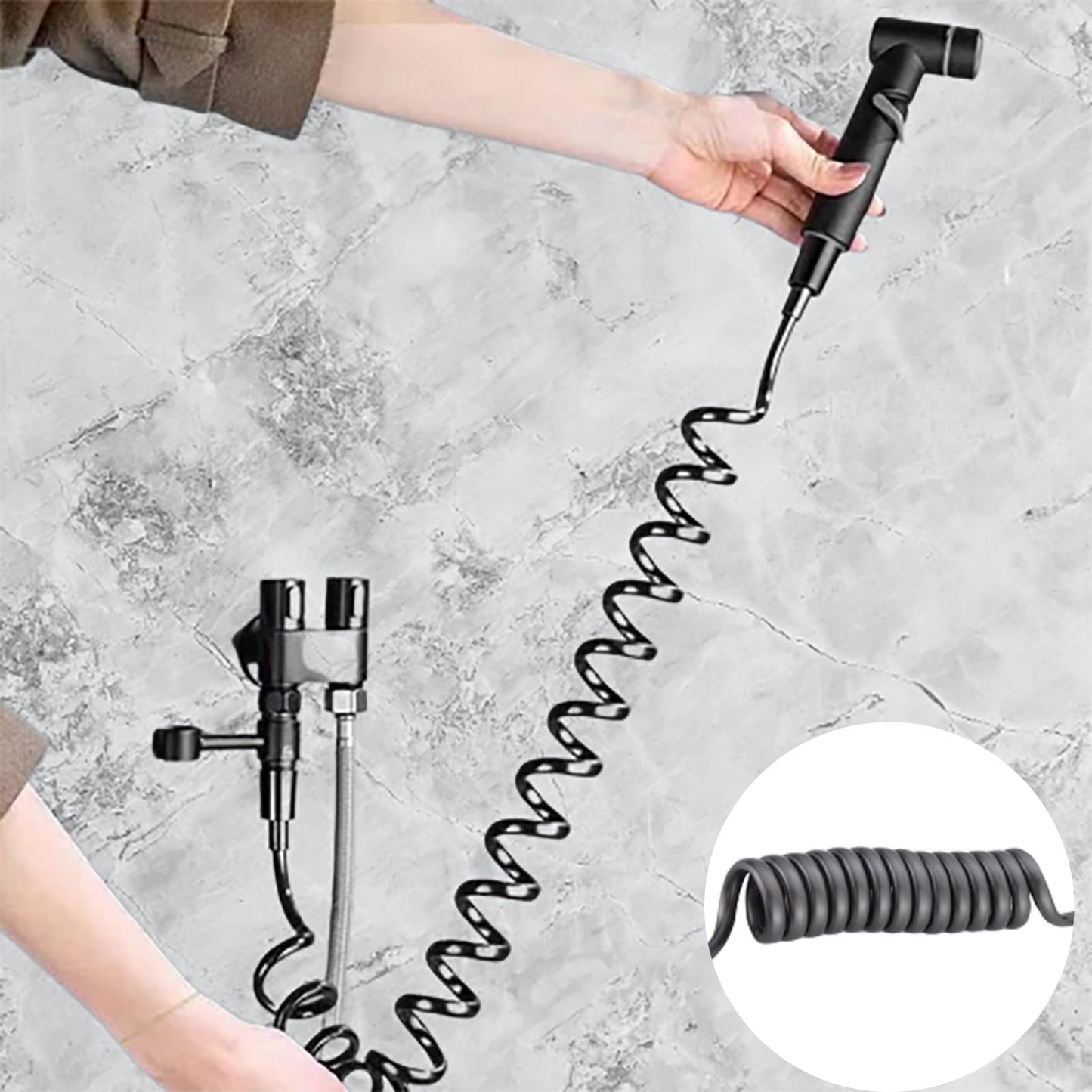 AuriJet | Edelstahl Bidet-Sprayer mit Druckregulierung für hygienische Reinigung