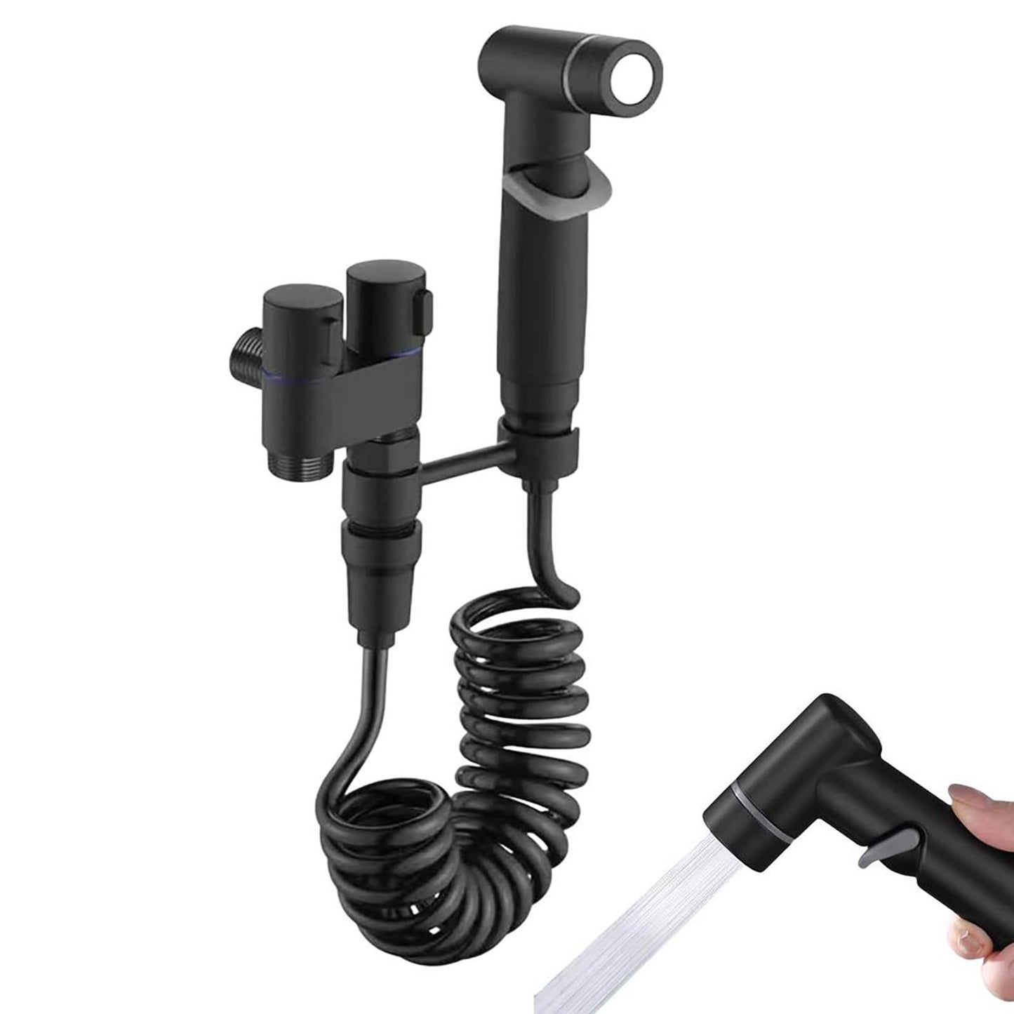 AuriJet | Edelstahl Bidet-Sprayer mit Druckregulierung für hygienische Reinigung
