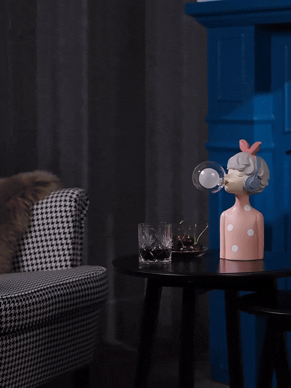 Alunora | Skulpturale LED-Tischleuchte mit Stimmungslicht & USB-Betrieb