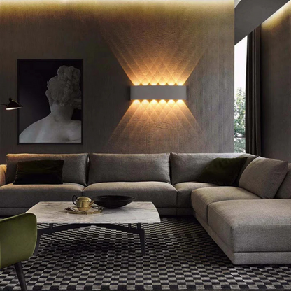 LED Wandleuchte Innen & Außen | Wasserdichte Moderne Wandlampe