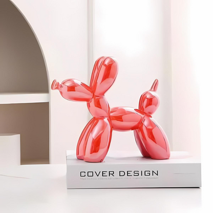 Flarimo | Dekorative Ballonhund-Skulptur aus Keramik