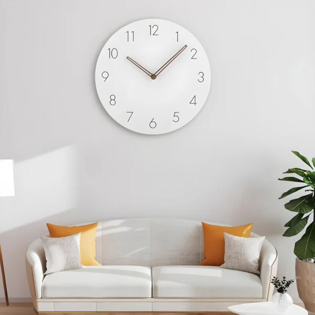 Marnua | Minimalistische Wanduhr aus Holz