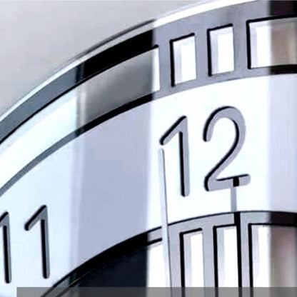 ClarityLine | Elegante Design-Wanduhr | Geräuschlose Präzision & Stilvolle Zeitmessung für modernes Interieur