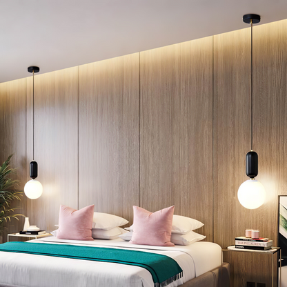 Acheron – Moderne Design Pendelleuchte mit Glas-Kugeln für Wohnzimmer, Esszimmer & Schlafzimmer