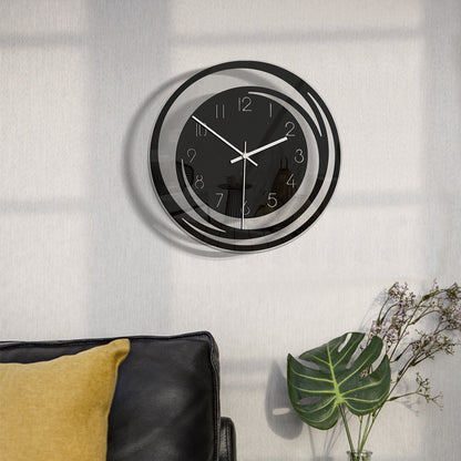 ClarityLine | Elegante Design-Wanduhr | Geräuschlose Präzision & Stilvolle Zeitmessung für modernes Interieur