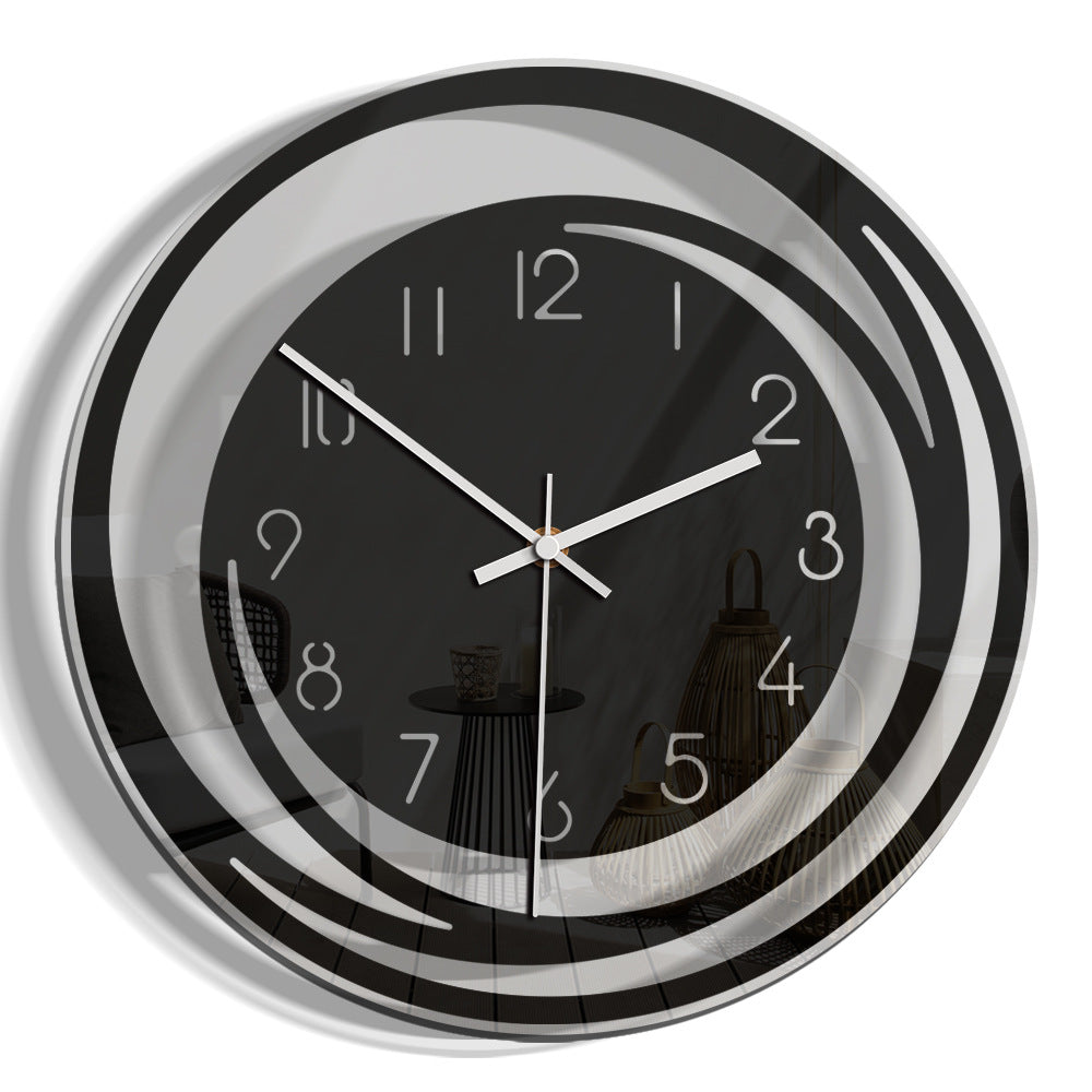 ClarityLine | Elegante Design-Wanduhr | Geräuschlose Präzision & Stilvolle Zeitmessung für modernes Interieur