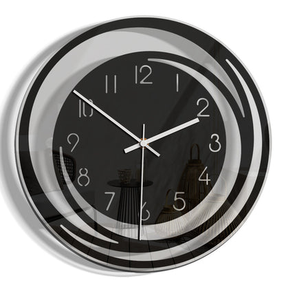 ClarityLine | Elegante Design-Wanduhr | Geräuschlose Präzision & Stilvolle Zeitmessung für modernes Interieur