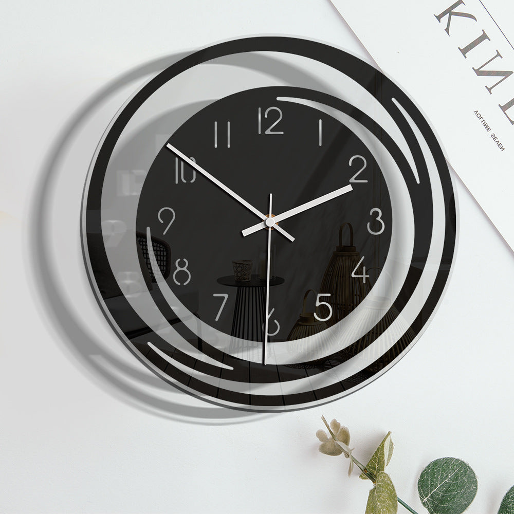 ClarityLine | Elegante Design-Wanduhr | Geräuschlose Präzision & Stilvolle Zeitmessung für modernes Interieur