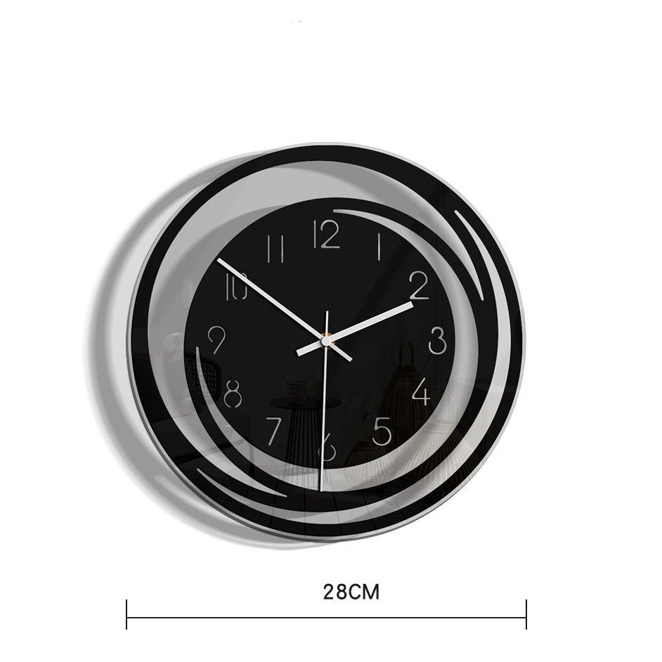 ClarityLine | Elegante Design-Wanduhr | Geräuschlose Präzision & Stilvolle Zeitmessung für modernes Interieur
