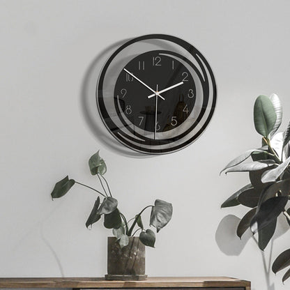 ClarityLine | Elegante Design-Wanduhr | Geräuschlose Präzision & Stilvolle Zeitmessung für modernes Interieur
