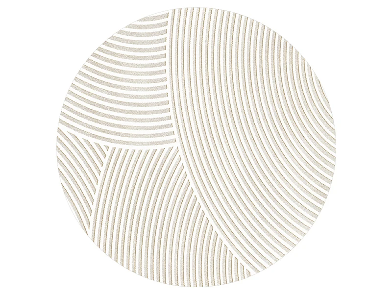 FormaLuna Rug | Runder Teppich mit modernem geometrischem Muster
