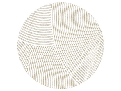 FormaLuna Rug | Runder Teppich mit modernem geometrischem Muster