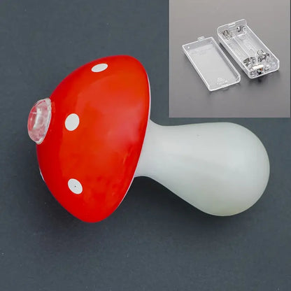 Halloween Pilz Lichterkette – Rote LED Lichter für Deko & Partys