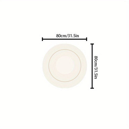 LunaWeave | Harmonischer Teppich in Creme-Ton | Weich, rutschfest & waschbar – Elegantes Design für stilvolle Wohnräume