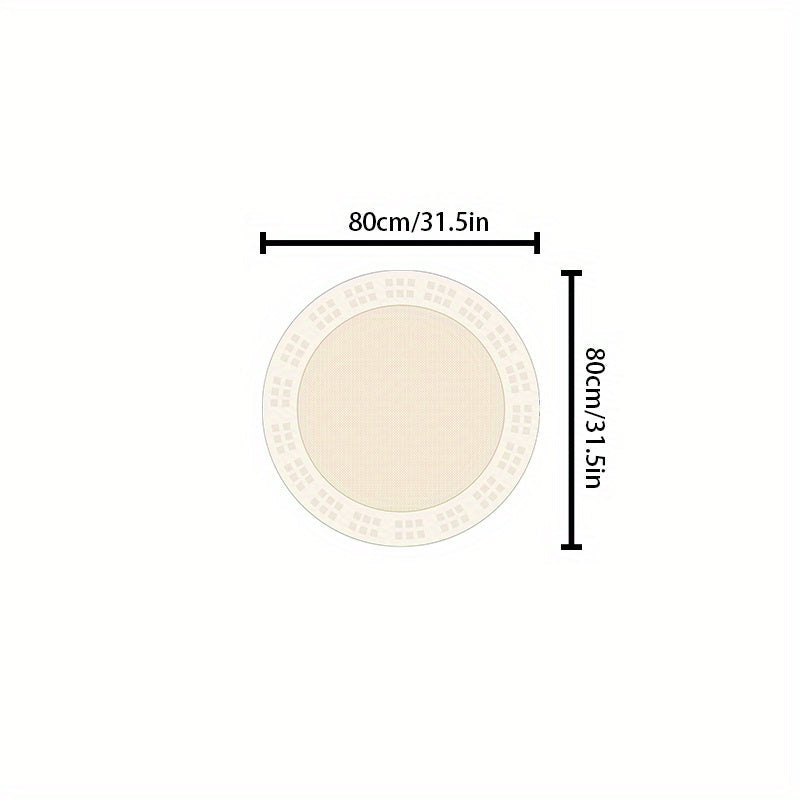 LunaWeave | Harmonischer Teppich in Creme-Ton | Weich, rutschfest & waschbar – Elegantes Design für stilvolle Wohnräume