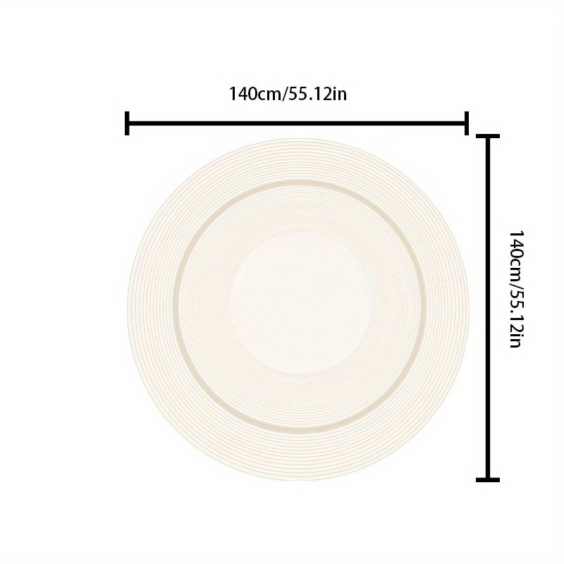 LunaWeave | Harmonischer Teppich in Creme-Ton | Weich, rutschfest & waschbar – Elegantes Design für stilvolle Wohnräume