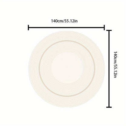 LunaWeave | Harmonischer Teppich in Creme-Ton | Weich, rutschfest & waschbar – Elegantes Design für stilvolle Wohnräume