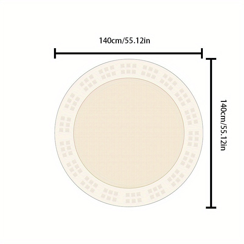 LunaWeave | Harmonischer Teppich in Creme-Ton | Weich, rutschfest & waschbar – Elegantes Design für stilvolle Wohnräume