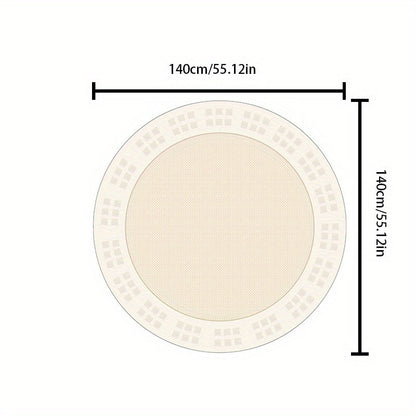 LunaWeave | Harmonischer Teppich in Creme-Ton | Weich, rutschfest & waschbar – Elegantes Design für stilvolle Wohnräume
