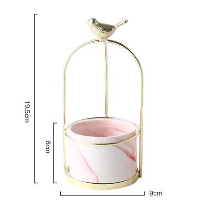 Floravi Aves | dekorative Pflanzengefäße im Vogel-Design