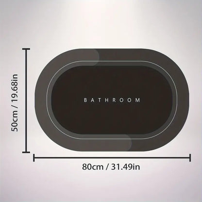 DryLux™ | Schnelltrocknende Badematte mit rutschfester Unterseite