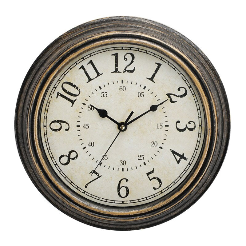 Timeless Vintage | Antike Holz-Wanduhr | Rustikaler Retro-Charme & nostalgische Eleganz für Ihr Zuhause