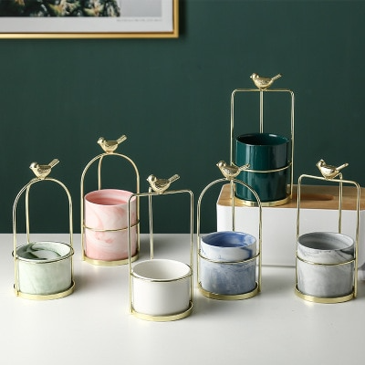 Floravi Aves | dekorative Pflanzengefäße im Vogel-Design