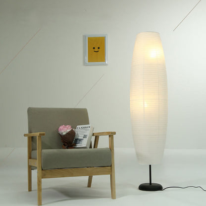 LumoRise | Design-Säulenlampe aus Reispapier | Skandinavisch Japanischer Stil & Warmes Ambientelicht