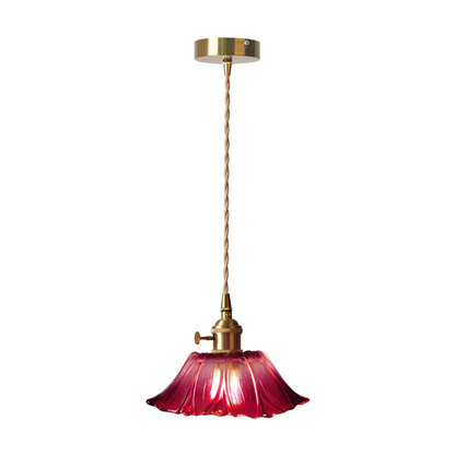 Iphirea Lotus | Pendelleuchte aus Glas mit warmem LED-Licht