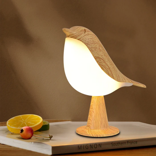 Thix Aviu | Kabellose LED Tischleuchte im verspielten Vogel-Design