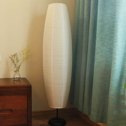 LumoRise | Design-Säulenlampe aus Reispapier | Skandinavisch Japanischer Stil & Warmes Ambientelicht