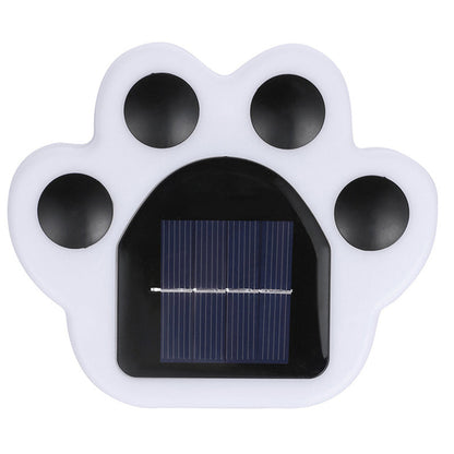 Solvi Paw | Solarbetriebene LED-Gartenlichter in Pfotenform mit Erdspieß