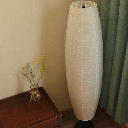 LumoRise | Design-Säulenlampe aus Reispapier | Skandinavisch Japanischer Stil & Warmes Ambientelicht