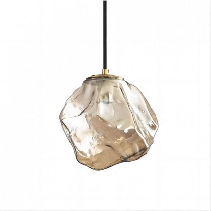 Lumenos Vita | Hanglamp van glas en koper met warm ledlicht