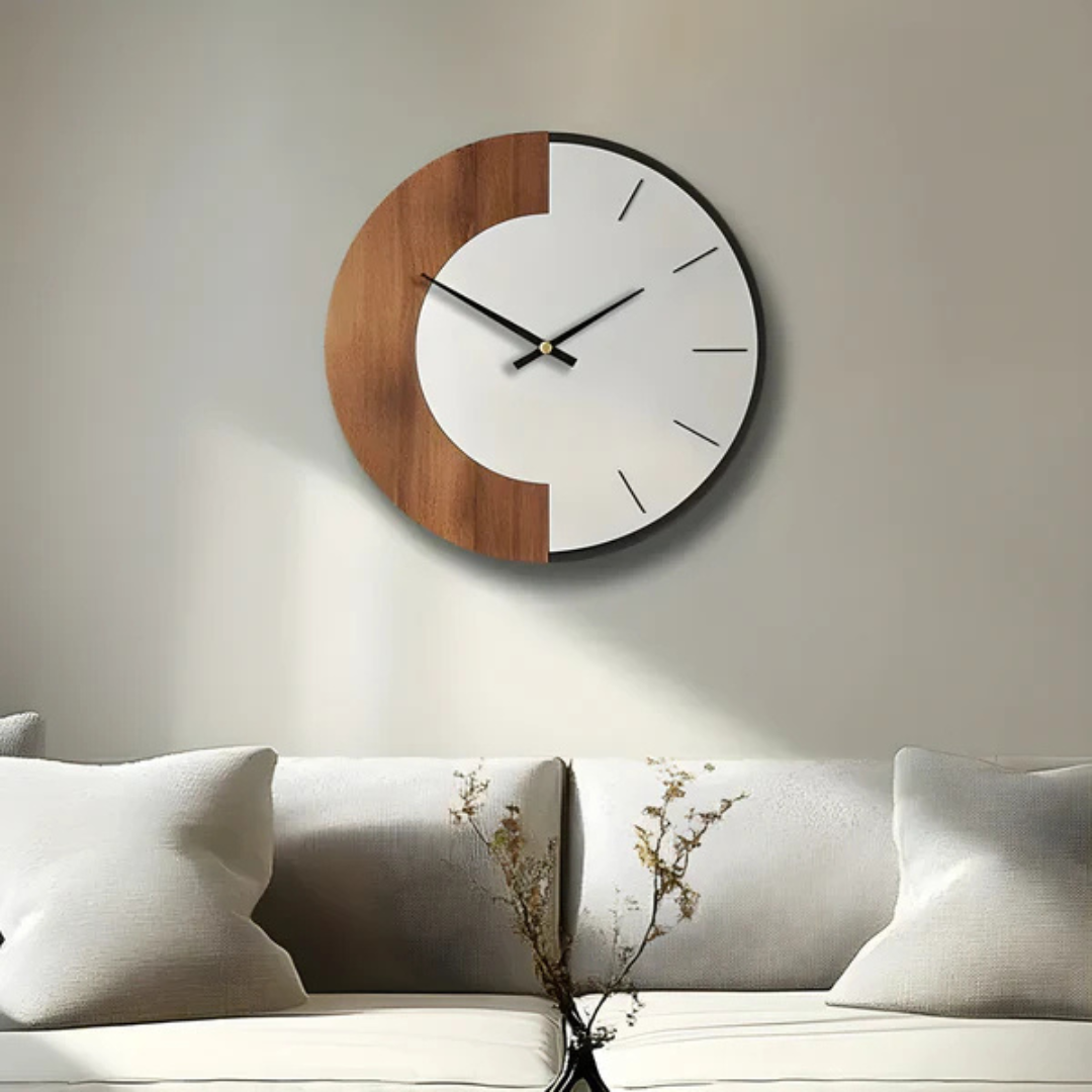 Oud | Große Wanduhr aus Holz – zeitlose Eleganz fürs Ambiente