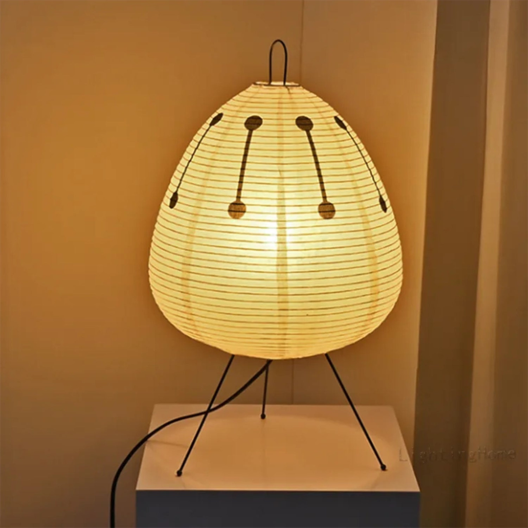 Tirva Hikari | Japanische Lampe aus Bambus & Reispapier