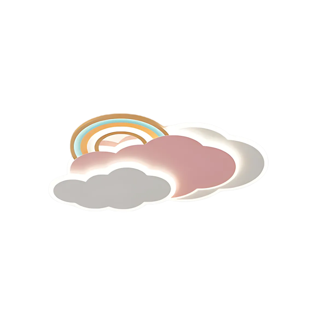 Pynki Glow | LED-Deckenleuchte mit Regenbogenmotiv für Kinderzimmer