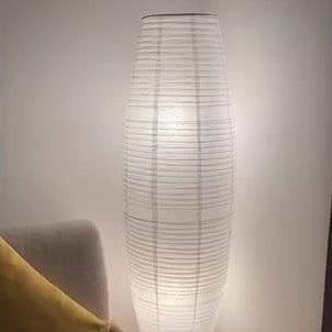 LumoRise | Design-Säulenlampe aus Reispapier | Skandinavisch Japanischer Stil & Warmes Ambientelicht
