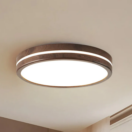 Velmaro | LED Deckenleuchte aus Holz im stilvollen Design