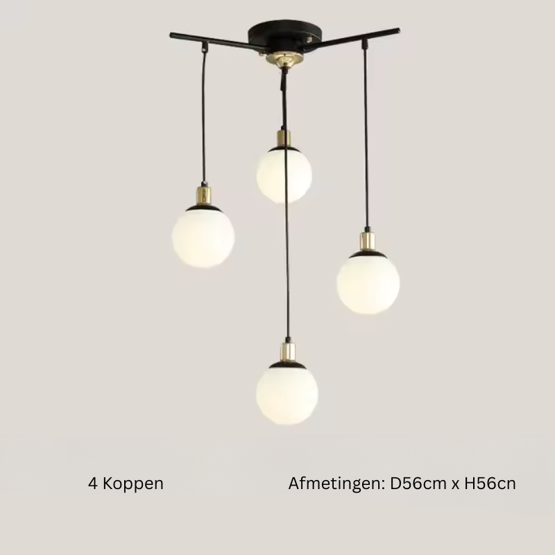 Ignatia | Skandinavischer Vintage-LED-Kronleuchter für das Wohnzimmer
