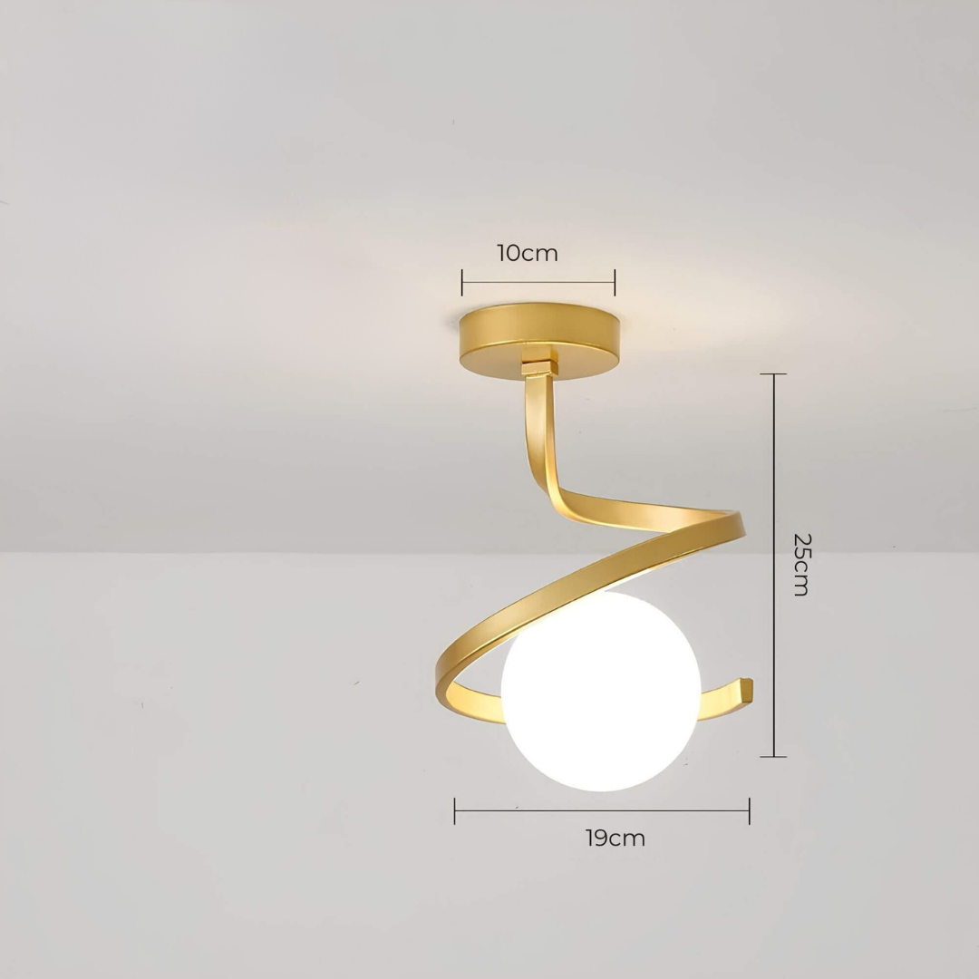 Tavon LED Deckenlampe | Luxuriöses Design | Warmes Licht | Aluminium & Acryl