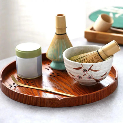 MatchaZen Bambus-Set | Traditionelles Matcha-Zubehör mit Chasen, Chashaku & Schale