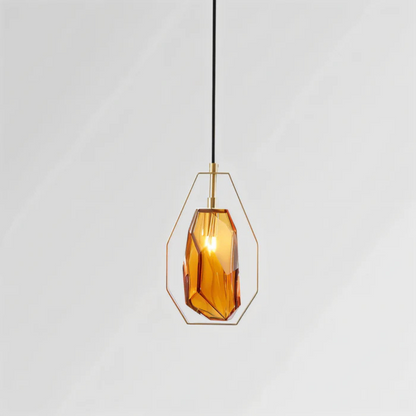 Flavia | Minimalistische Hängeleuchte aus Glas im modernen Stil