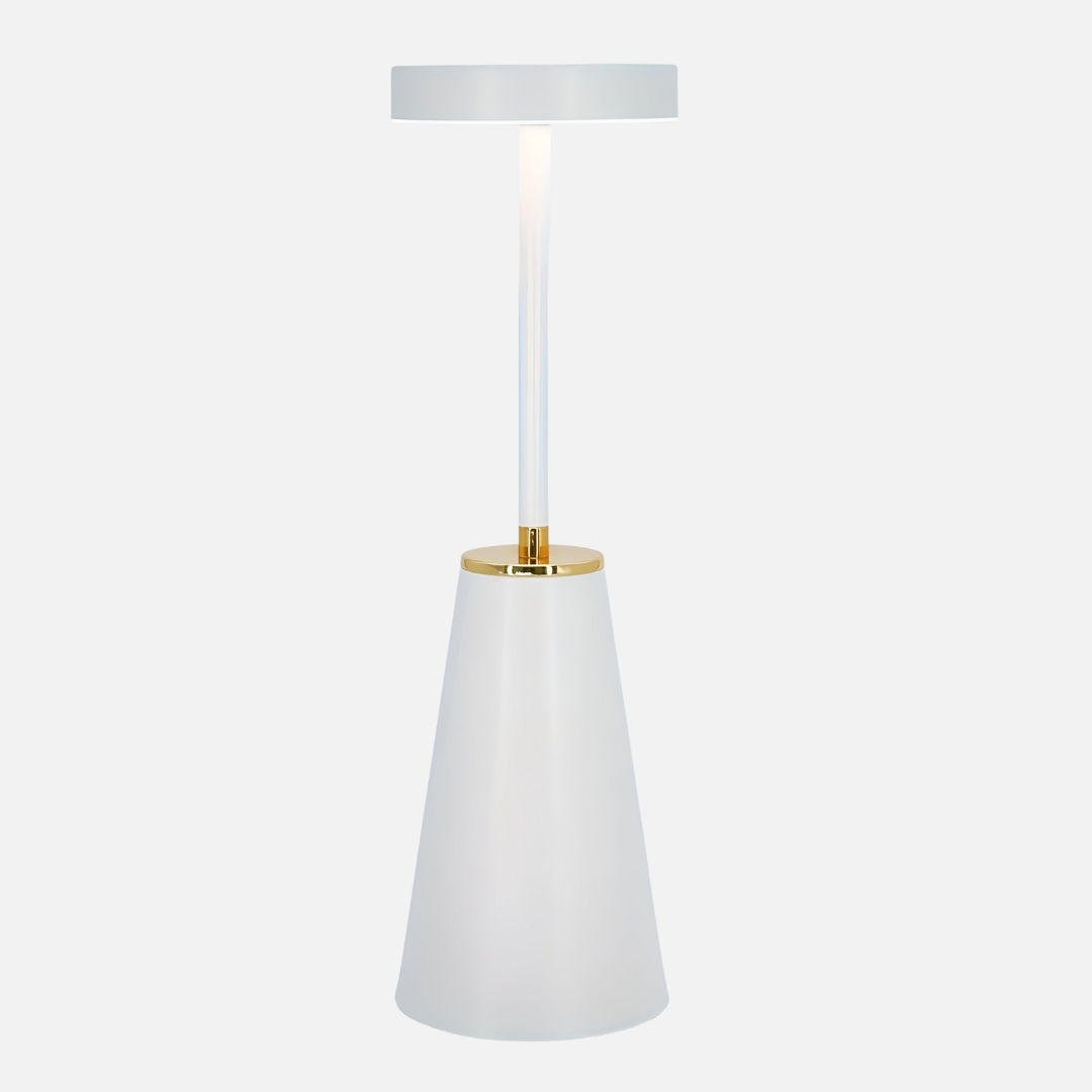 Gleon Lumo | Wiederaufladbare kabellose LED Tischleuchte mit Touch‑Bedienung