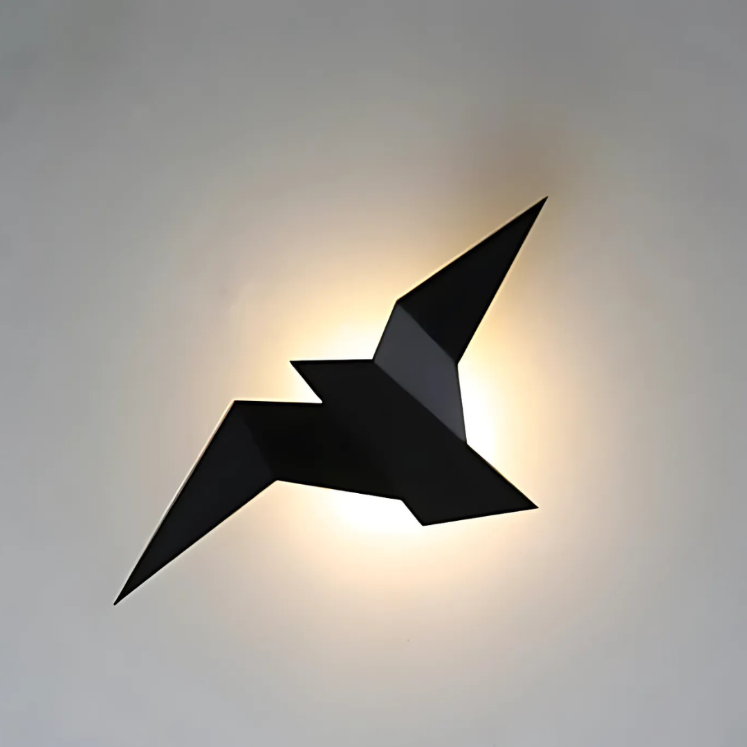 Akaru Origami | Skulpturale LED Wandleuchte im japanischen Design