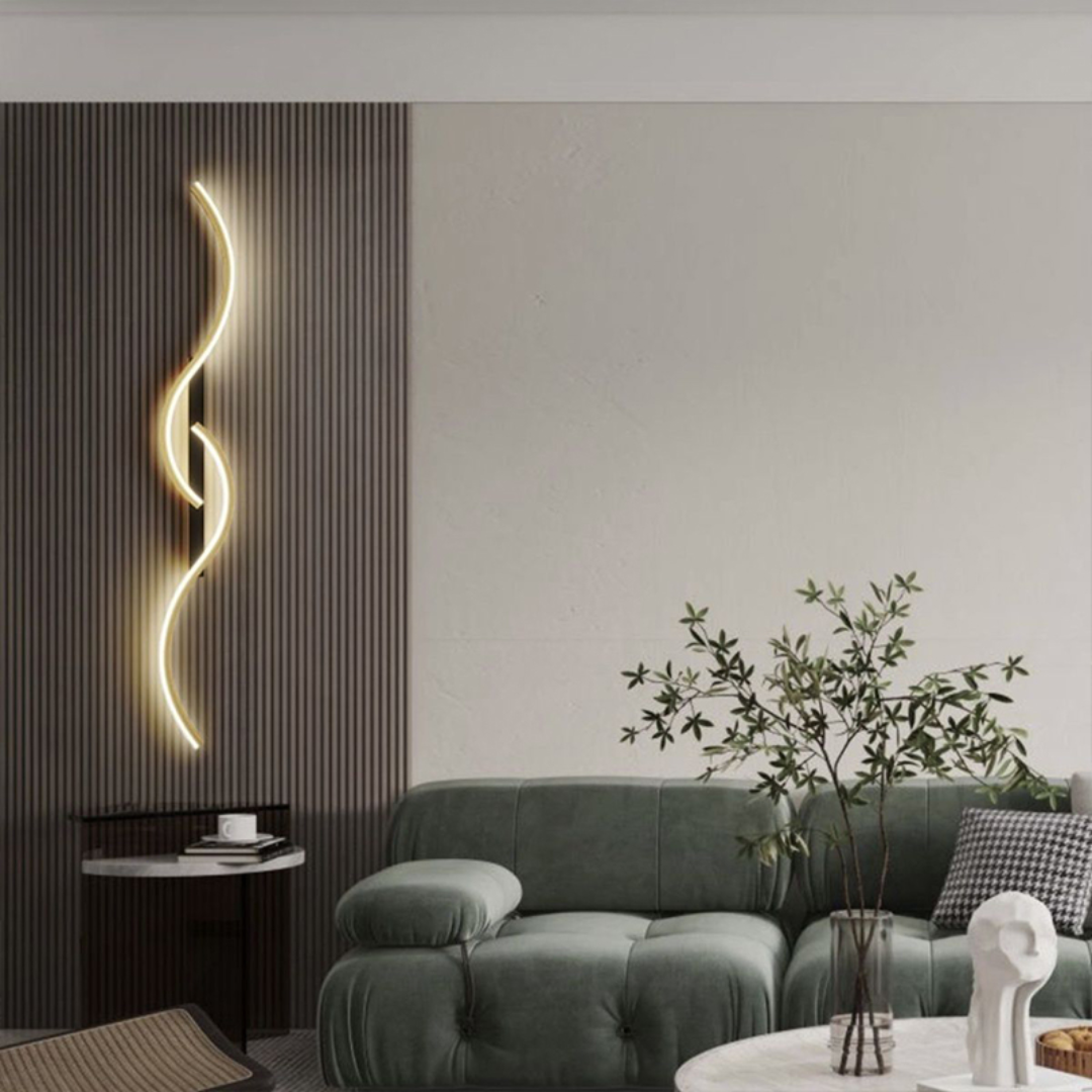 Zovira Edge | Elegante LED Wandleuchte aus Aluminium für stimmungsvolle Innenbeleuchtung