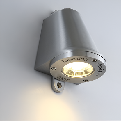 Minimalistische LED-Außen-Wandleuchte aus Aluminium – wetterfest