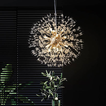 Moderne LED-Hängelampe aus Metall in Weißgold – ideal für Wohnzimmer & Esszimmer